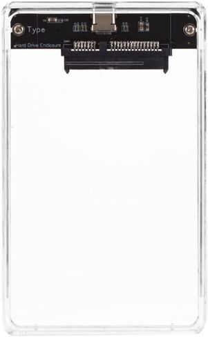 USB3.0/Type-C قالب أقراص صلبة بحجم 2.5 بوصة حافظة قرص صلب SSD SATA3 إلى USB 3.0 صندوق HDD شفاف USB C HDD حافظة 5 جيجابت في الثانية in Kuwait