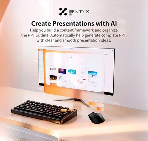 Pro AI Mouse: Dual AI Assistant (Deepseek+iFlytek), SWOT & Business Analysis, Voice Typing, 320h Battery, Silent, PC/Mac/Linux in Kuwait