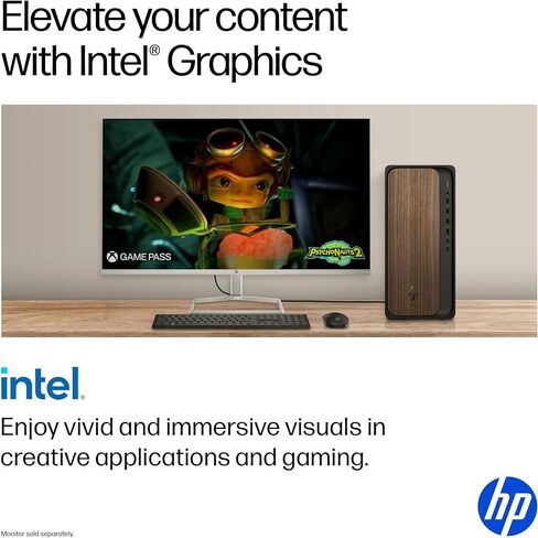 الكمبيوتر المكتبي HP OmniDesk Tower | وحدة المعالجة المركزية Intel Core Ultra 7 265 ذات 20 نواة | ذاكرة 16 جيجابايت، 1 تيرابايت SSD | واي فاي 6، بلوتوث 5.4 | كمبيوتر AI مع تسريع NPU | لوحة مفاتيح وماوس لاسلكي، ويندوز 11، خشب داكن in Kuwait