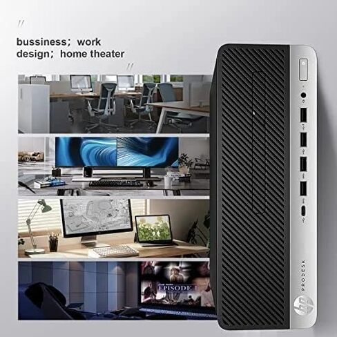 HP ProDesk 600 G3 SFF Business Desktop Computer, Intel Core i5-6500 3.20GHz Prodesk PC, 8 GB DDR4 SDRAM 256 GB SSD, Keyboard & Mouse, WiFi/BT, Windows 11 Pro (Renewed) in Kuwait