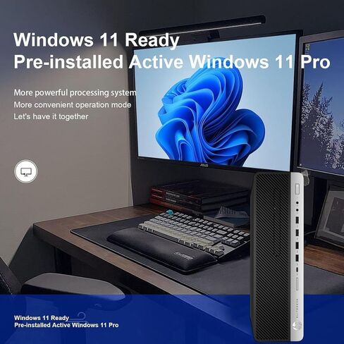 HP ProDesk 600 G3 SFF Business Desktop Computer, Intel Core i5-6500 3.20GHz Prodesk PC, 8 GB DDR4 SDRAM 256 GB SSD, Keyboard & Mouse, WiFi/BT, Windows 11 Pro (Renewed) in Kuwait
