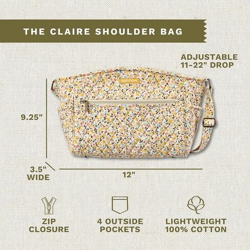 Bella Taylor Claire Crossbody Shoulder Bag, Multicompartment Purse for Women in Saudi Arabia
