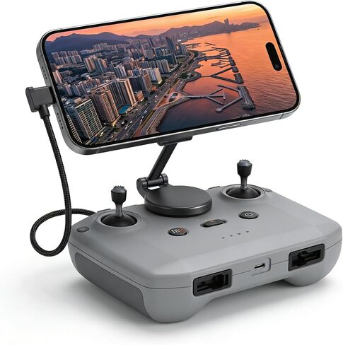 حامل هاتف مغناطيسي قابل للتعديل لجهاز التحكم عن بعد DJI RC-N1/N2/N3 وSkyrover S1/X1، لملحقات DJI Mini 4K، Mini 5/4/3 Pro، Neo 2، Air 3/3S، Avata 360 Drone Accessories in Kuwait