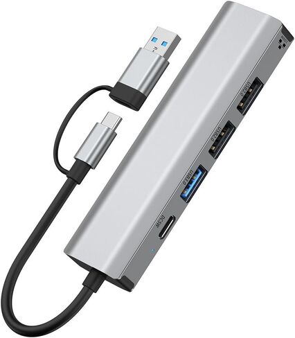 نوع C إلى RJ45 شبكة USB3.0 USB2.0 نقل البيانات 100 ميجابت في الثانية / 1000 ميجابت في الثانية إيثرنت RJ45 محطة إرساء محول موسع الشبكات المنزلية in Kuwait