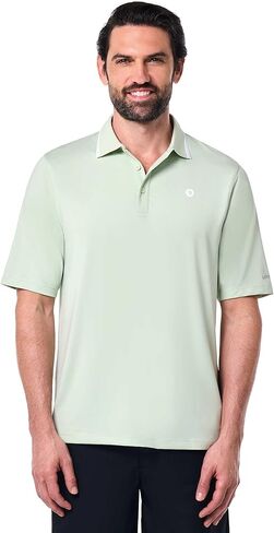 Coolibar UPF 50+ Men's Erodym Short Sleeve Golf Polo - Sun Protective in Kuwait