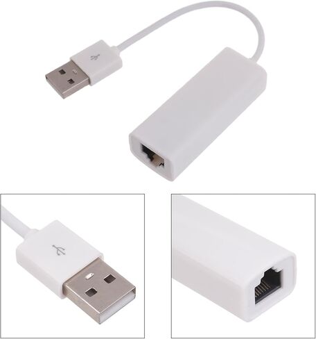 USB2.0 to Ethernet RJ45 Adapter Gigabit Networks Adapter Supporting 10 / 100Mbps for Desktop Tablet in Kuwait