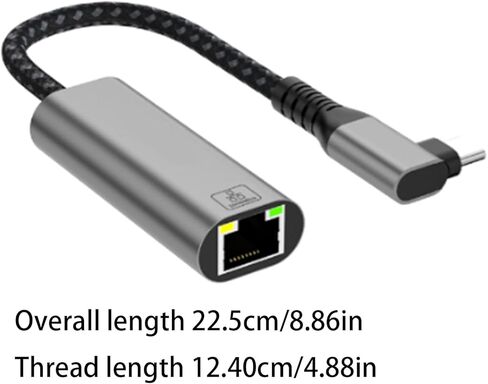 محول USB C إلى إيثرنت بسرعة 1000 ميجابايت في الثانية، إنترنت جيجابت Rj45 لسطح المكتب المحمول in Kuwait