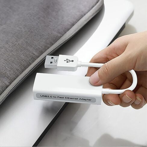 10 / 100Mbps External USB Networking Card USB2.0 to RJ45 Converters Gigabit Ethernet Adapter Hubs for Tablets USB Ethernet Adapter in Kuwait