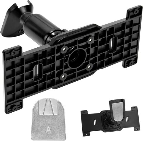 Dash Cam Mirror Mount with Extra Mirror Base, Universal Rear View Mirror Mount Kit for 5.5"-12" Mirror Dash Cams, Sturdy Car Dash Cam Bracket Back Plate Panel for Most Vehicles in Kuwait