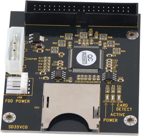 محول Dan & Dre IDESd Sdhc 15×10×1 Sd إلى 3.5 بوصة بطاقة ذاكرة IDESd Sdhc Sdxc Mmc إلى محول ذكر IDE40Pin in Kuwait