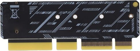 بطاقة محول Cuifati M.2 SSD إلى PCIe، محول M2 Mkey رفيع إلى PCIe 5.0 X16 يدعم NVMe 2230 2242 2260 2280 SSD، مع مؤشر LED ناعم، لخادم 1U والأنظمة المدمجة in Kuwait