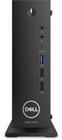 Dell Wyse 5070 Thin Client Desktop | Pentium Silver - J5005-16GB SSD Hard Drive - 4GB RAM | 4 cores @ 2.8 GHz ThinOS Black (Renewed) in Kuwait