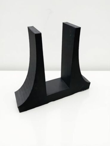 Network Server Rack Stand, Black, Vertical 1U Freestanding Mount, 2-Piece Set for Switch Equipment in Kuwait