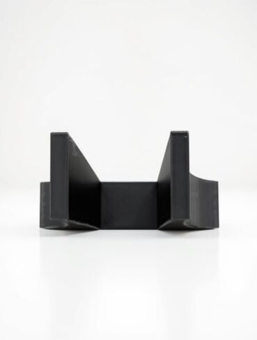 Network Server Rack Stand, Black, Vertical 1U Freestanding Mount, 2-Piece Set for Switch Equipment in Kuwait