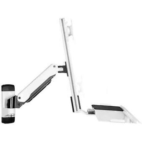 Monitor Arm Wall Mount Monitor Bracket Single Arm with Tray Single Screen for 15-27 Inch Screen Monitor Mount Arm in Kuwait
