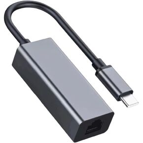 USB-C to Ethernet Adapter - 100Mbps Wired Network Converter for Stable Internet on Type-C Devices - C Mouth in Kuwait