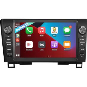 ستيريو سيارة Android 13 لسيارة Toyota Tundra 2007-2013 Sequoia 2008-2018، شاشة لمس 9 بوصة 2+32 جيجابايت راديو سيارة لاسلكي CarPlay GPS ملاحة WiFi BT Mirror Link SWC in Kuwait