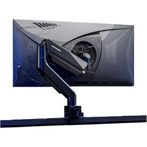 Monitor Desk Mount 17"-45" Single Monitor Mount, Gas Spring Aluminum Monitor Arm, Adjustable Stand, 75/100 Mm with Clamp and Grommet Base,Hold Up to 35 Lbs Computer Monit-Black in Kuwait