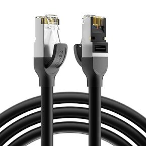 BENFEI Cat 7 Ethernet Cable 10 Feet, 10Gbps High Speed RJ45 LAN Network Cable, 100% Pure Copper & Gold Plated Connectors,for Gaming Streaming Home Office, Compatible with PS5 Xbox PC Router Modem in Kuwait