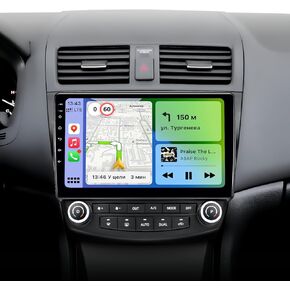 OHREX Car Radio Stereo for Honda Accord 7th 2003 2004 2005 2006 2007, 4Core 2+64G, 5G WiFi, 10'' IPS HD Touch Screen, Wireless CarPlay Android Auto, 1080P Backup Camera, AM FM, SWC Bluetooth in Kuwait