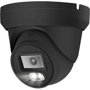 كاميرا Marquis 8MP PoE IP Turret Dome مع صوت، كاميرا أمان IP خارجية، مقاومة للماء IP66، زاوية واسعة 108 درجة عدسة 2.8 مم متوافقة مع NDAA (لون ليلي) غلاف أسود in Kuwait
