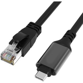Essential USB-C to Ethernet Adapter - 100Mbps Wired Network Converter for Daily Use - 1m in Kuwait