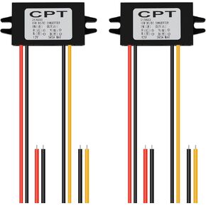 2Pcs DC Converter Waterproof 12V/24V to 5V Converter Step Down Module 3A 15W Power Adapter Voltage Regulator Car Power Converter Adapter in Kuwait
