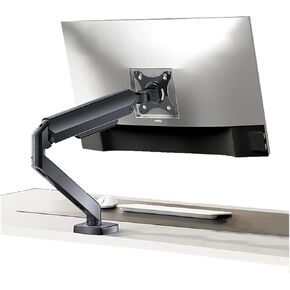 Monitor Desk Mount Single Monitor Desk Mount, 17-32 Inch Gas Spring Monitor Arm, Fully Adjustable Single Monitor Mount with Clamp and Grommet Base, Holds Up to 22.0Lbs Co-White in Kuwait