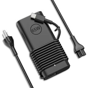 Slim 65W USB Type C Laptop Charger Compatible with Dell Computer, Latitude 5420 5430 5440 5450 5550 5520 7320 Inspiron 14 7425 16 7620 Chromebook 3100 3400 XPS 13 7390 2-in-1 Adapter (USB Type C) in Kuwait