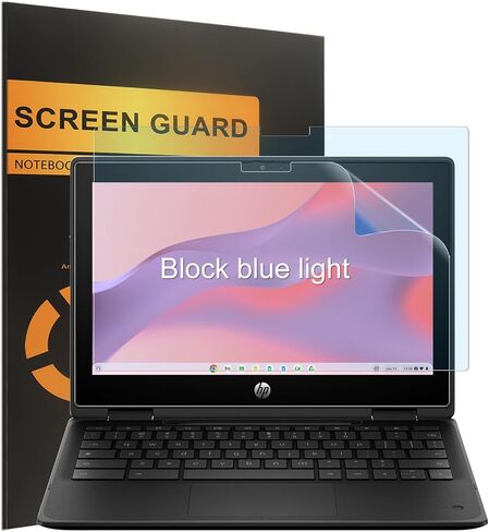 قطعتان من واقي شاشة الضوء الأزرق لجهاز HP Fortis Flip G1i Chromebook الجديد لعام 2025 مقاس 11 بوصة، HP Fortis x360 G5 Chromebook 11 بوصة، HP Fortis x360 11 G3 J Chromebook، درع مضاد للوهج الأزرق (غير لامع) in Kuwait