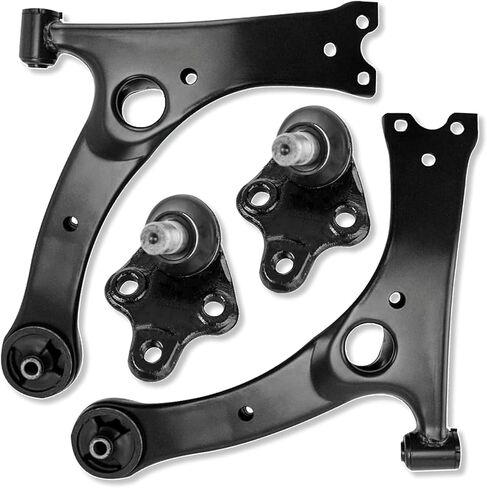 Front End 12pc Suspension Kit Fit for Toyota 2003-2008 Corolla, 2 Front Lower Control Arms K640361 K640360 w/Ball Joint, Sway Bar Links, Sway Bar Tie Rods in Saudi Arabia