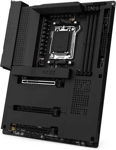 NZXT N7 B650E - N7-B65XT-B1 - مجموعة شرائح AMD B650 (تدعم وحدات المعالجة المركزية AMD 7000 Series) - اللوحة الأم للألعاب ATX - درع الإدخال/الإخراج الخلفي المدمج - اتصال Wifi 6 - أسود (متجدد) in Kuwait
