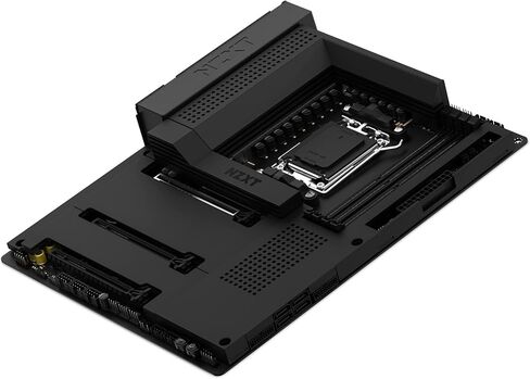 NZXT N7 B650E - N7-B65XT-B1 - مجموعة شرائح AMD B650 (تدعم وحدات المعالجة المركزية AMD 7000 Series) - اللوحة الأم للألعاب ATX - درع الإدخال/الإخراج الخلفي المدمج - اتصال Wifi 6 - أسود (متجدد) in Kuwait