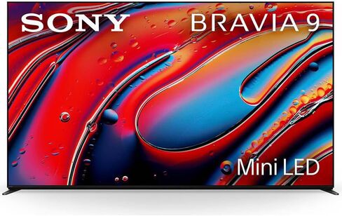 تلفزيون Sony BRAVIA 9 K85XR90 مقاس 85 بوصة 4K HDR Smart QLED Mini-LED (2024) حزمة مع حامل تثبيت على الحائط للتلفزيون مقاس 37 بوصة - 100 بوصة، ومحول زيادة التيار بـ 6 منافذ مع ضوء ليلي وقطعة قماش للتنظيف من الألياف الدقيقة in Kuwait