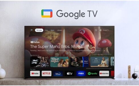 تلفزيون Sony BRAVIA 9 K85XR90 مقاس 85 بوصة 4K HDR Smart QLED Mini-LED (2024) حزمة مع حامل تثبيت على الحائط للتلفزيون مقاس 37 بوصة - 100 بوصة، ومحول زيادة التيار بـ 6 منافذ مع ضوء ليلي وقطعة قماش للتنظيف من الألياف الدقيقة in Kuwait