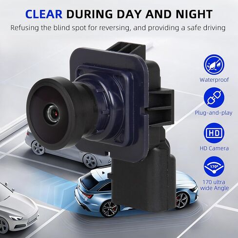 Rear View Backup Camera EB5Z-19G490-A Compatible with Ford Explorer 2011-2015 Reverse Parking Assist Camera Replace OE BB5Z-19G490-A DB5Z-19G490-A BB5T-19G490-AE in Kuwait