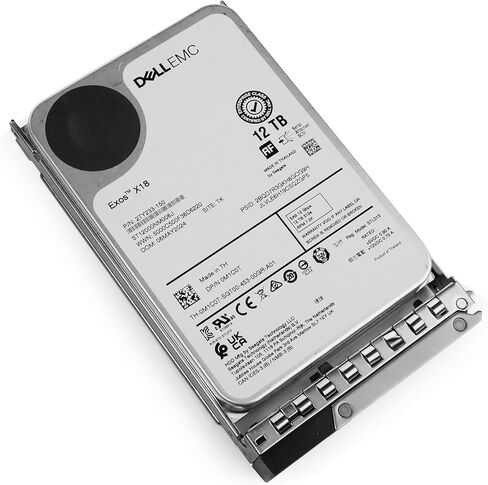 محرك الأقراص الصلبة Dell 12 تيرابايت 7.2K RPM SAS 12 جيجابايت/ثانية 512e 3.5in Enterprise PowerEdge لـ: R440 R750 R450 T150 R470 T560 T40 R250 R740 R640 T550 T350 R540 R840 ME4024 R650XS R550 R650 R350 R340 R660XS 400-AXLN G16 in Kuwait