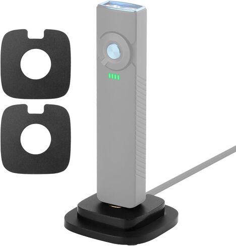 قاعدة شحن مصباح يدوي Xxerciz متوافقة مع مصباح يدوي Olight Arkfeld Pro/ArkPro/ArkPro المسطح للغاية، حامل مكتب أكريليك مع قواعد مطاطية غير قابلة للانزلاق لشاحن Olight (لا يتضمن شاحن) in Kuwait