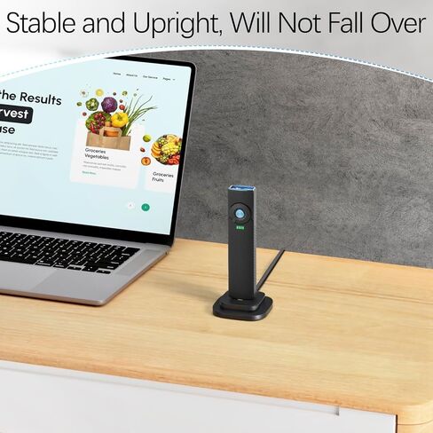 قاعدة شحن مصباح يدوي Xxerciz متوافقة مع مصباح يدوي Olight Arkfeld Pro/ArkPro/ArkPro المسطح للغاية، حامل مكتب أكريليك مع قواعد مطاطية غير قابلة للانزلاق لشاحن Olight (لا يتضمن شاحن) in Kuwait