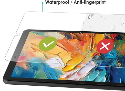 واقي شاشة WD&CD مكون من قطعتين متوافق مع TCL TAB 8 NXTPAPER 5G 8.7 بوصة، جراب من الزجاج المقسى صديق للبيئة لجهاز TCL TAB 8 NXTPAPER 5G 8.7 بوصة 【مضاد للخدش 】【مضاد للفقاعات】عالية الوضوح】 in Kuwait