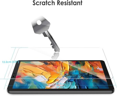 واقي شاشة WD&CD مكون من قطعتين متوافق مع TCL TAB 8 NXTPAPER 5G 8.7 بوصة، جراب من الزجاج المقسى صديق للبيئة لجهاز TCL TAB 8 NXTPAPER 5G 8.7 بوصة 【مضاد للخدش 】【مضاد للفقاعات】عالية الوضوح】 in Kuwait