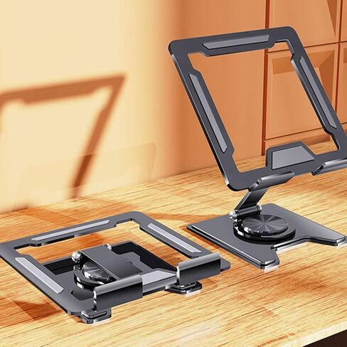 Tablet Holder Bracket, Foldable Desktop Dock Mount, Monitors Stand Holder, for Car Bed Desk Reading Monitor Offices Bedside Travel Kitchen in Kuwait
