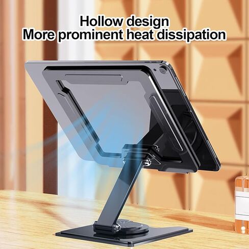 Tablet Holder Bracket, Foldable Desktop Dock Mount, Monitors Stand Holder, for Car Bed Desk Reading Monitor Offices Bedside Travel Kitchen in Kuwait