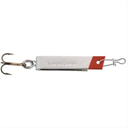 South Bend Sporting Goods Super Duper Nickel/Red Head, 1-1/4" (1303-502-0130) in Saudi Arabia