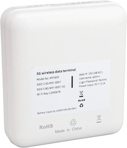 نقطة اتصال متنقلة SUNGOOYUE 5G WiFi موثوقة مزدوجة لاسلكية WiFi6 للأجهزة التي تدعم الإصدار الآسيوي in Kuwait