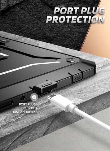 SUPCASE for Samsung Galaxy Tab A11 Case with Stand (Unicorn Beetle Pro), [Built-in Screen Protector] Full Body Heavy Duty Rugged Kickstand Protective Tablet Cover for Galaxy Tab A11 8.7 Inch, Black in Kuwait