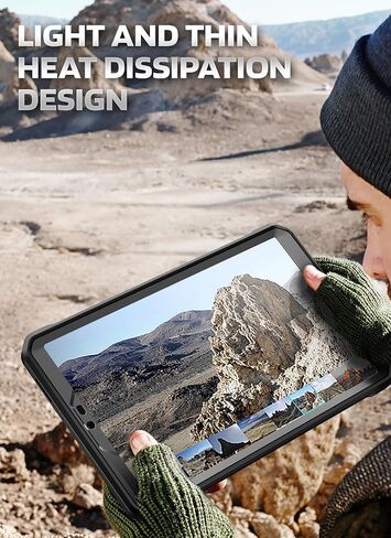 SUPCASE for Samsung Galaxy Tab A11 Case with Stand (Unicorn Beetle Pro), [Built-in Screen Protector] Full Body Heavy Duty Rugged Kickstand Protective Tablet Cover for Galaxy Tab A11 8.7 Inch, Black in Kuwait
