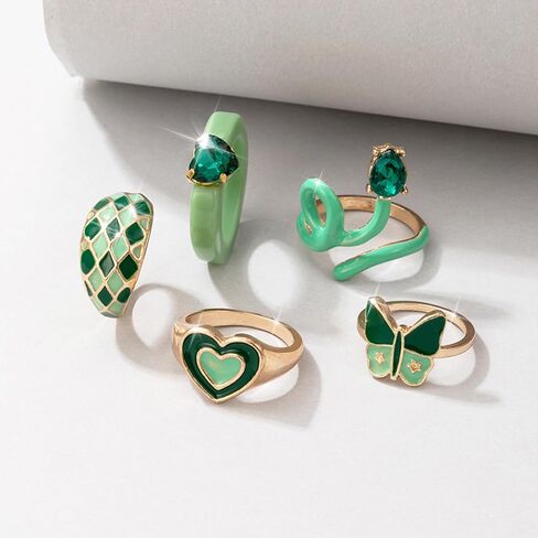 choice of all Cute Rings for Teen Girls Gold Stacking Rings for Women Midi Open Rings Set Dainty Jewelry Gifts for Girls in Saudi Arabia