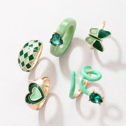 choice of all Cute Rings for Teen Girls Gold Stacking Rings for Women Midi Open Rings Set Dainty Jewelry Gifts for Girls in Saudi Arabia