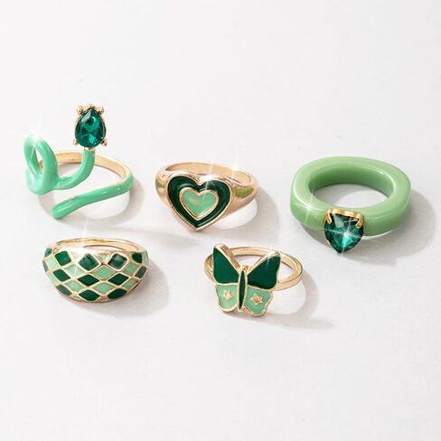 choice of all Cute Rings for Teen Girls Gold Stacking Rings for Women Midi Open Rings Set Dainty Jewelry Gifts for Girls in Saudi Arabia